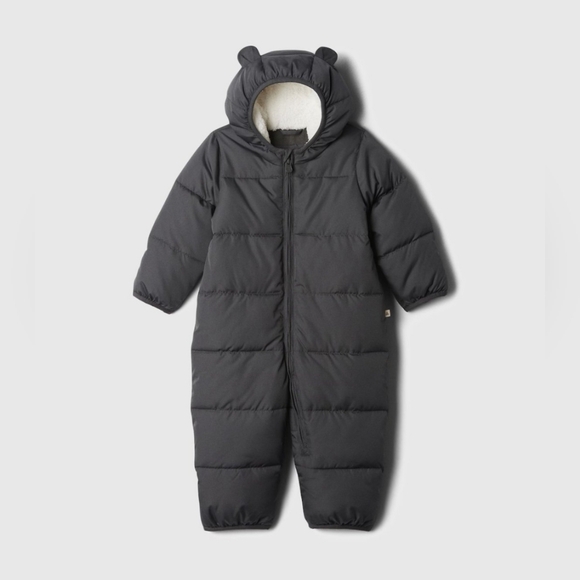 New Grey Baby Cold Control Max Snowsuit, 3-6 Months, Baby GAP - Picture 1 of 10